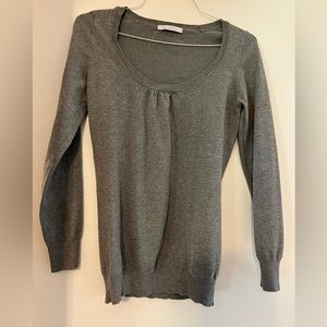 Gray sweater